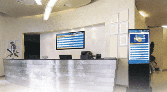 Digital Signage in Office Building