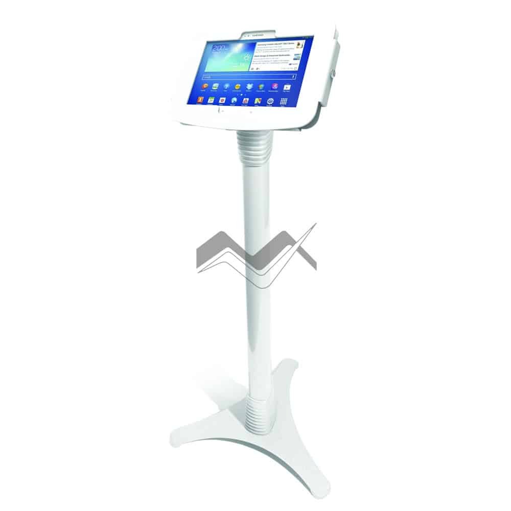 Adjustable Floor Standing Samsung Galaxy Enclosure Kiosk