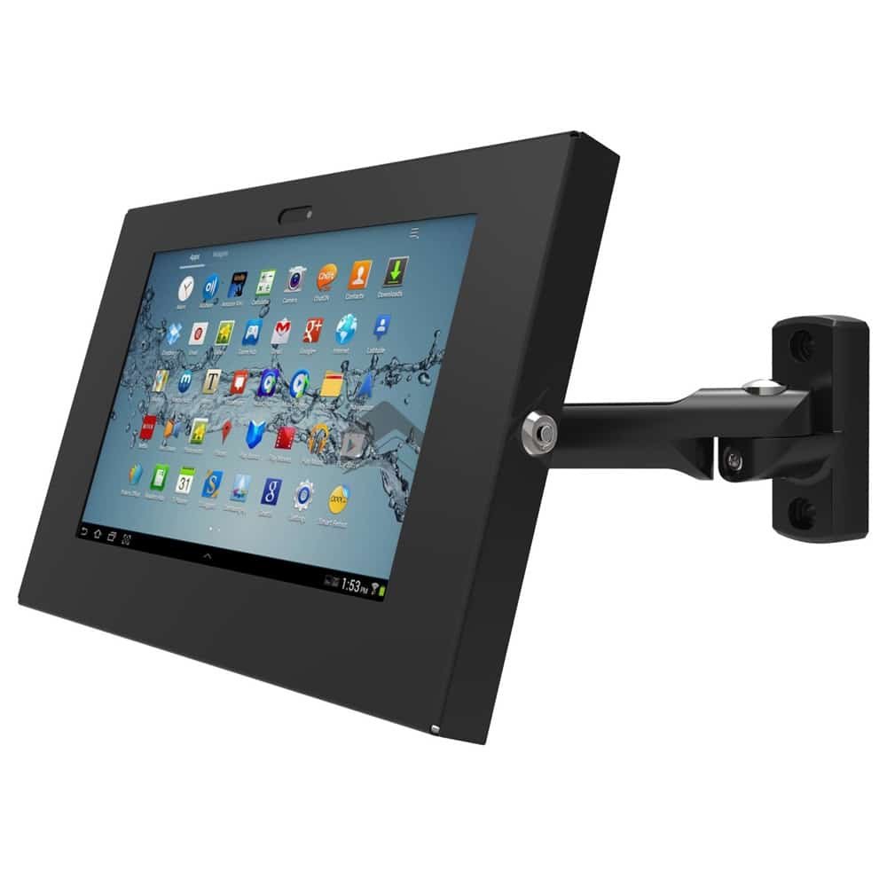Boxed Samsung Galaxy Enclosure Kiosk with Swing Arm Wall Mount(for Galaxy Note 10 1)