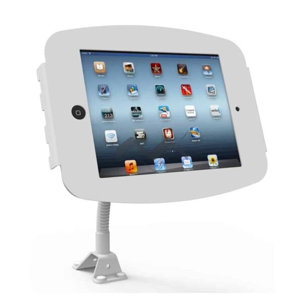 Flex Stand iPad Enclosure Kiosk with Lockable Flip Cover (for iPad Mini)