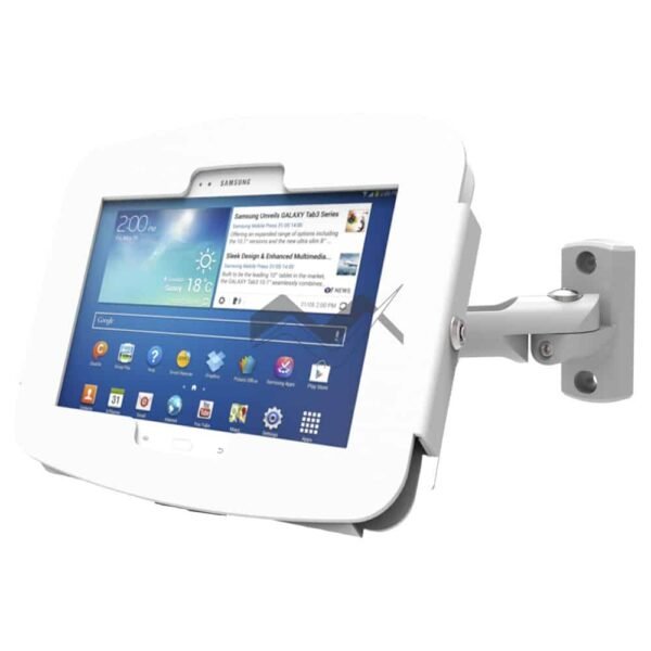 Flip cover Samsung Galaxy Enclosure Kiosk with Swing Arm Wall Mount (for Galaxy 10)