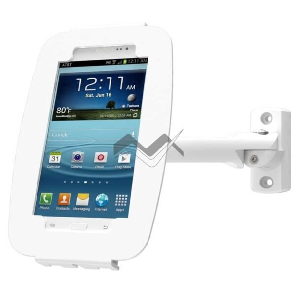 Flip cover Samsung Galaxy Enclosure Kiosk with Swing Arm Wall Mount (for Galaxy 7/ 8)