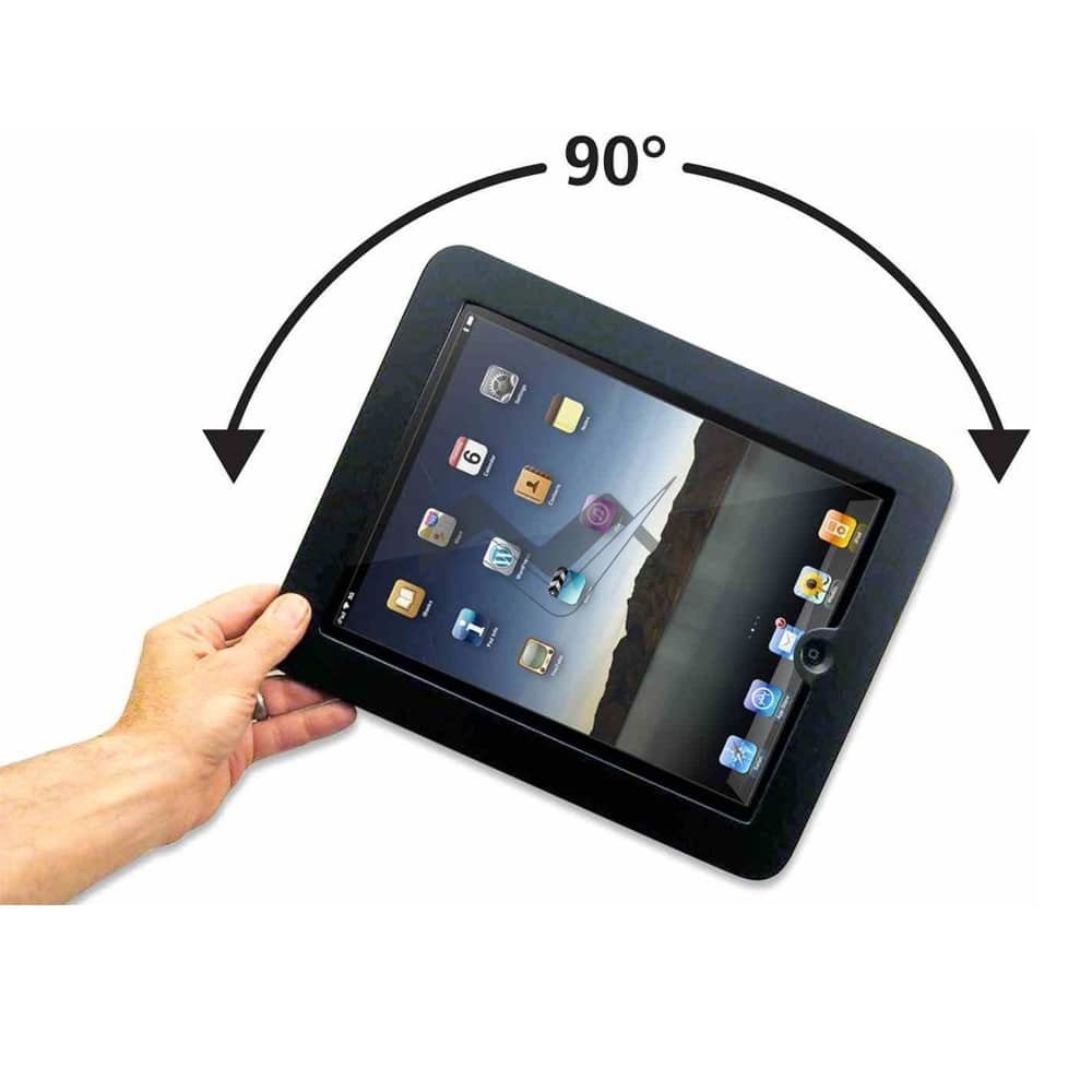 Hard case iPad Enclosure with Rotatable Wall Mount (for iPad 2/3/4)