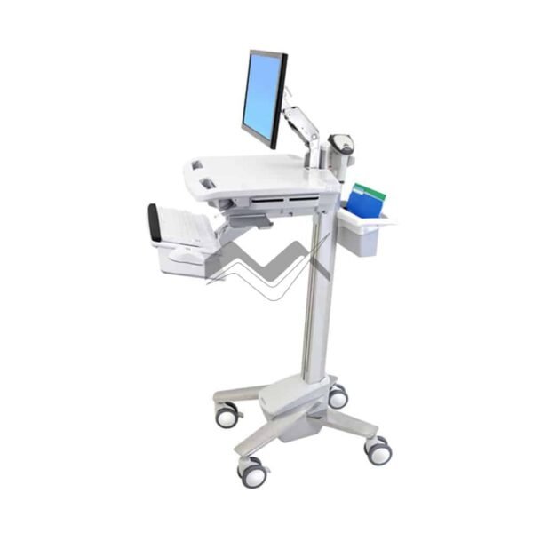 The ergonomic sit stand StyleView® Cart with LCD