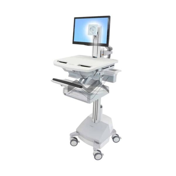 StyleView Cart with LCD Pivot,  SLA Powered (with Drawers)