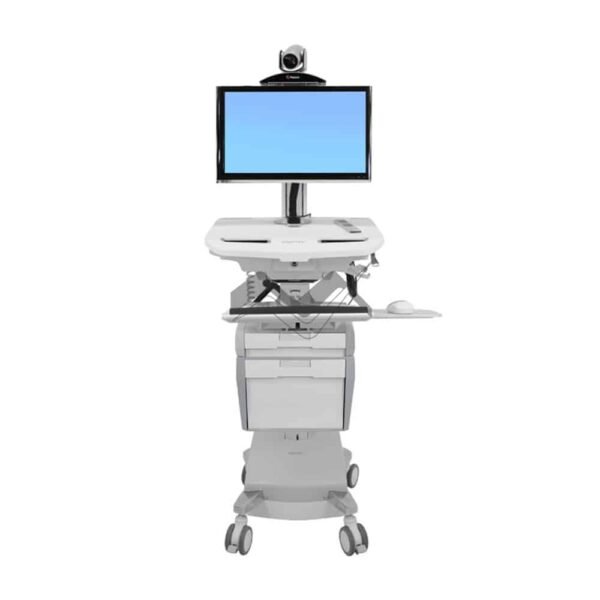 Telepresence Medical Cart   StyleView Telepresence Cart, Powered Telepresence Medical Cart StyleView® medical cart