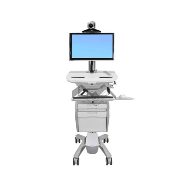 Ergotron StyleView Telepresence Cart, Single Monitor StyleView Telepresence Cart, Single Monitor Telepresence Medical Cart