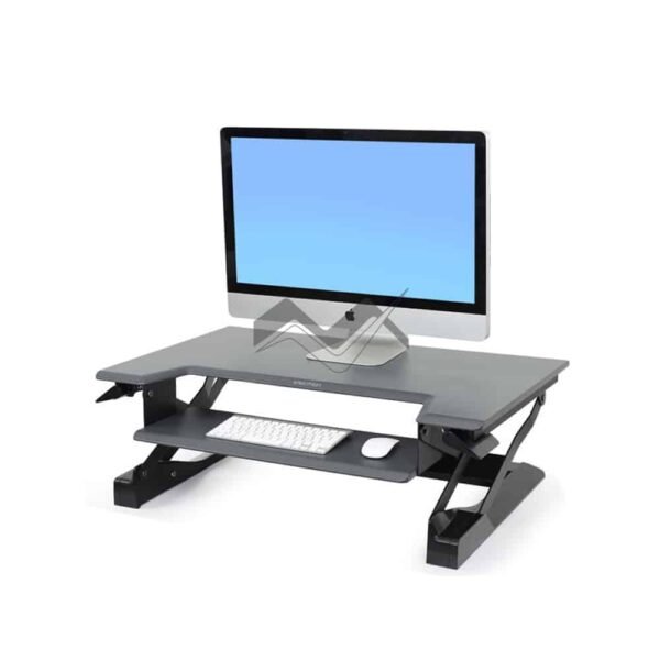 WorkFit T, Sit Stand Desktop Workstation Desktop Mount