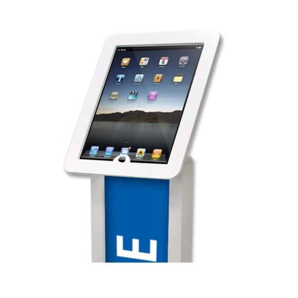 Floor Standing iPad Enclosure Kiosk with Personalised Message Panel Stand (for iPad 1/2/3/4/Air)