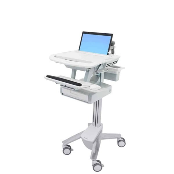 StyleView Laptop Cart (with Drawers)   StyleView Laptop Cart (with Drawers) ergonomic healthcare cart for hospital