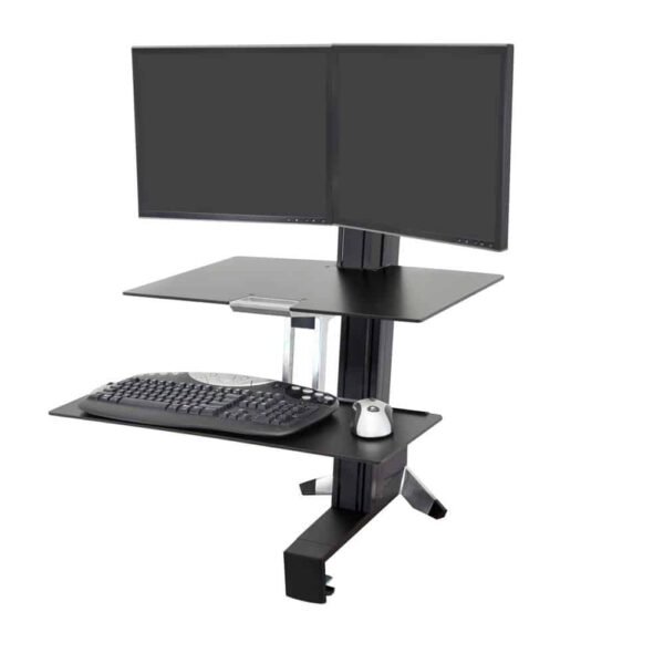WorkFit S, Dual Workstation with Worksurface