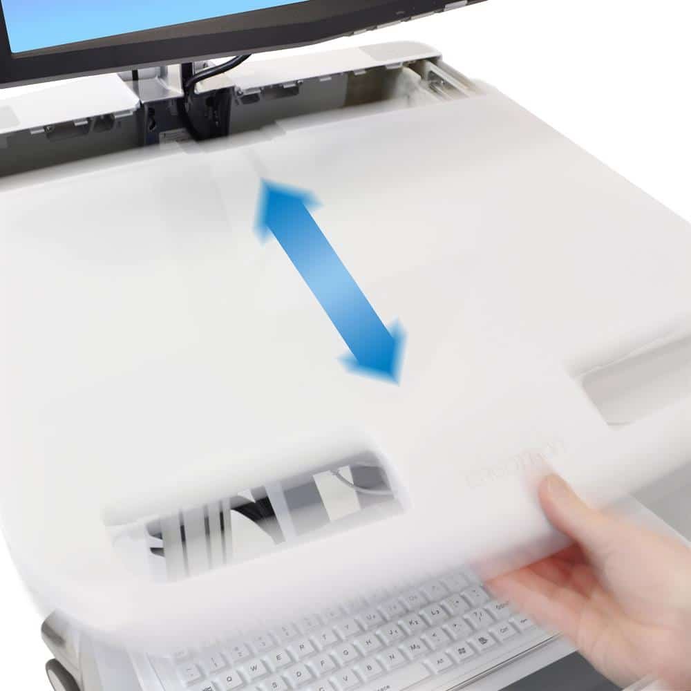 StyleView® Cart with LCD Arm, 1 Drawer (1×1)