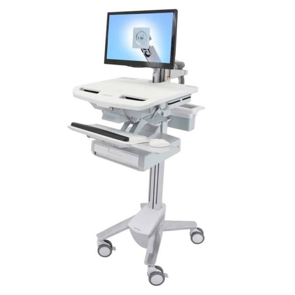 StyleView® Cart with LCD Arm, 1 Drawer (1×1)