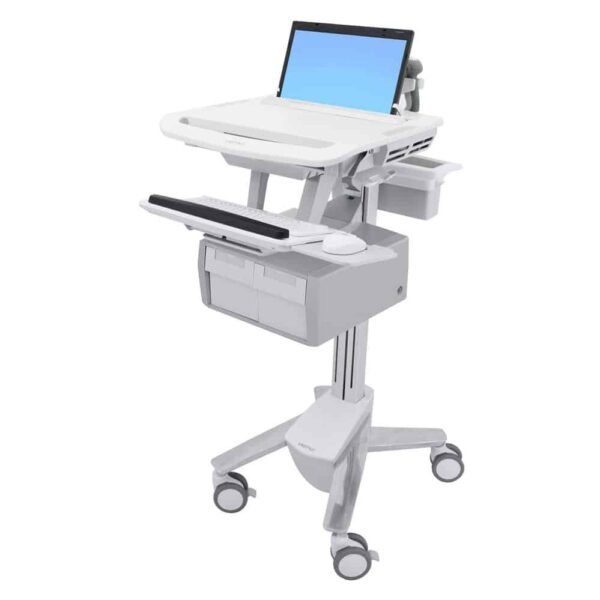 StyleView® Laptop Cart, 2 Tall Drawers (2×1)