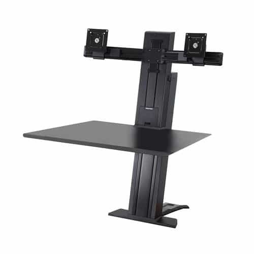 WorkFit SR, Dual Monitor, Sit Stand Desktop Workstation