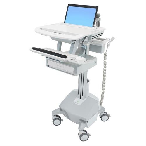 StyleView® Laptop Cart, LiFe Powered, 1 Drawer (1×1)