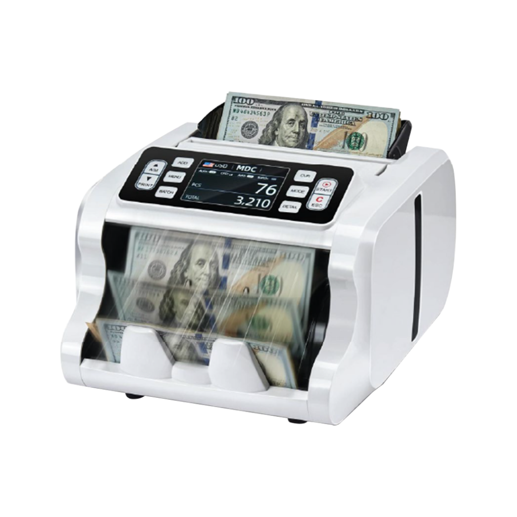 CashQuip CD 520 High Security Desktop Banknote Counter with CIS Technology