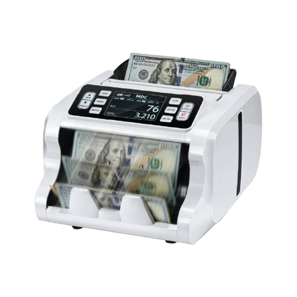 CashQuip CD 520 High Security Desktop Banknote Counter with CIS Technology